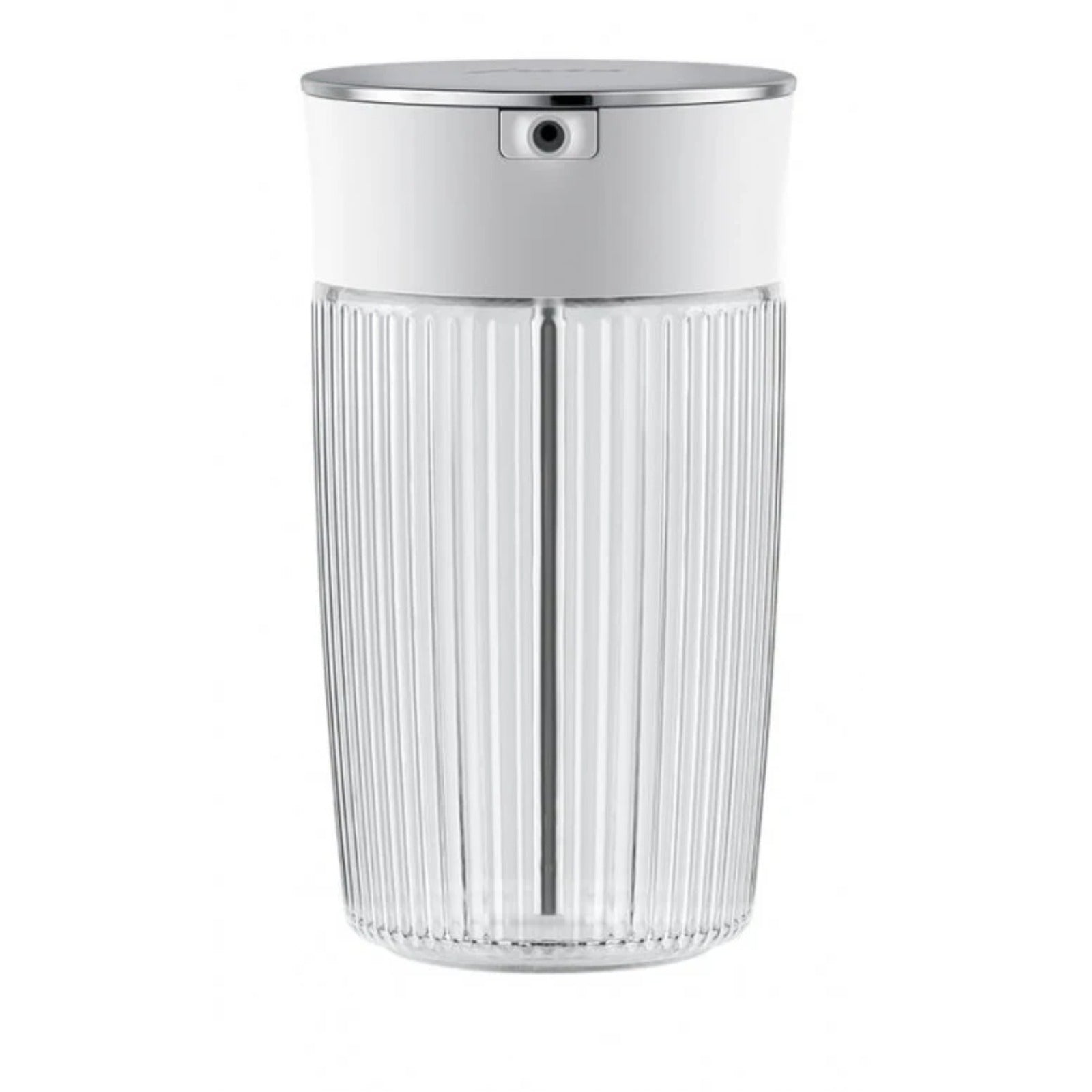 JURA Milk container EA (24313) transparent ribbed container with white lid and outlet for tubing