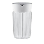 JURA Milk container EA (24313) transparent ribbed container with white lid and outlet for tubing