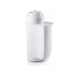 Bosch Brita Intenza water filter (TCZ7003) white plastic filter shown from front and top view