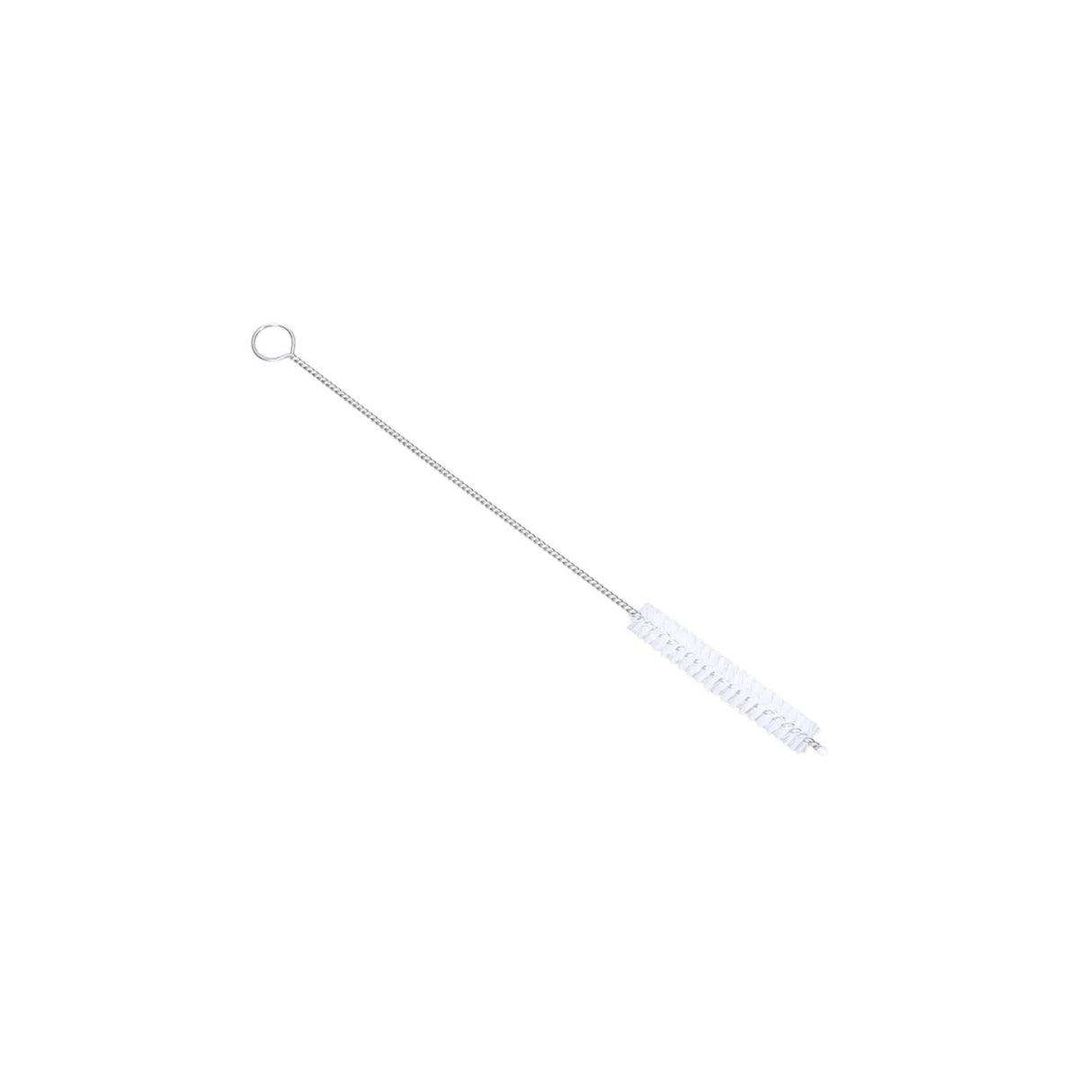 Aquafloow 500 ml glass in a white silicone sleeve with 2 straws included – straw cleaning brush with a metal handle and