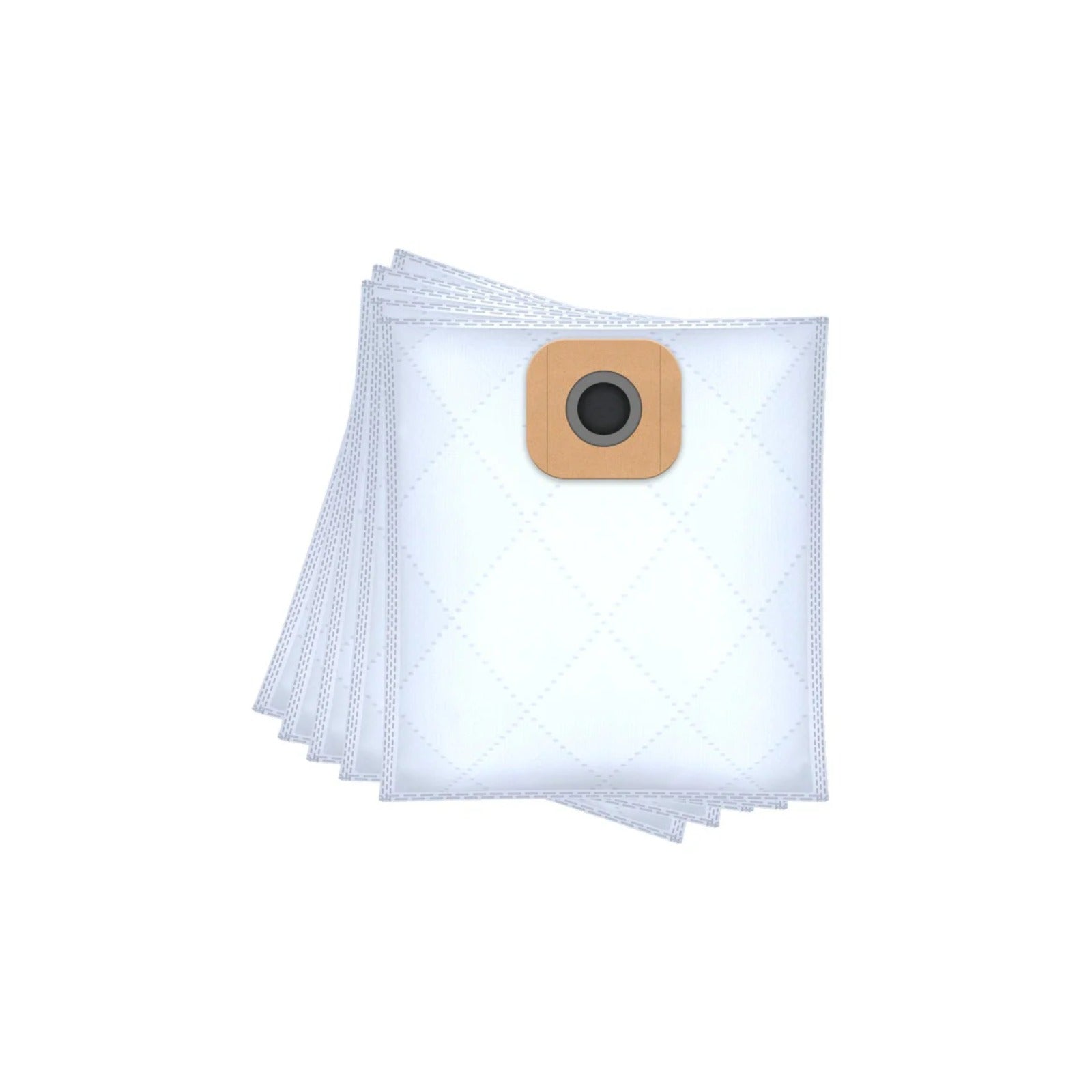 Sillar compatible bags for Kärcher T7/1 Classic T8/1 L T11/1 Classic vacuum cleaners (5 pcs) – white fabric bag with cardboard.