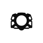 Sillar compatible bags for Kärcher vacuums WD2, WD3, SE4, SE 4001 (4 pcs) – black plastic adapter with circular inlet for