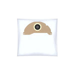 Sillar compatible bags for Kärcher WD2 vacuum cleaners - replacement 6.904-322.0 / KFI222 (5 pcs): white paper bag with brown.