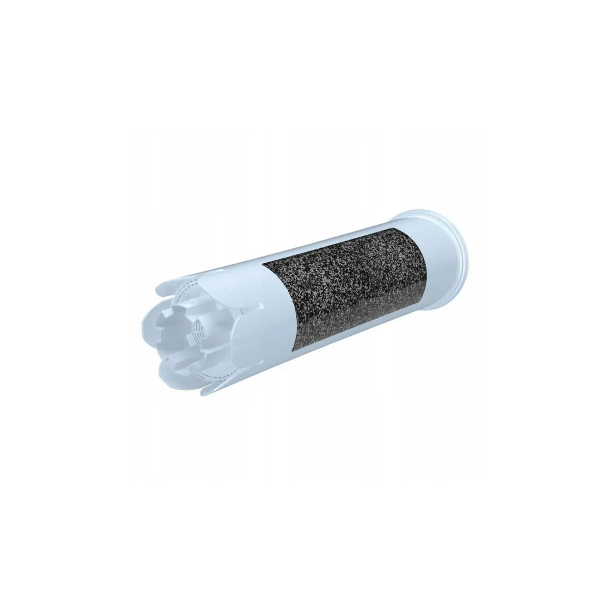 Aquafloow Blau water filter compatible with Jura coffee machines (replacement for Jura Blue) – white cylindrical cartridge with black cap