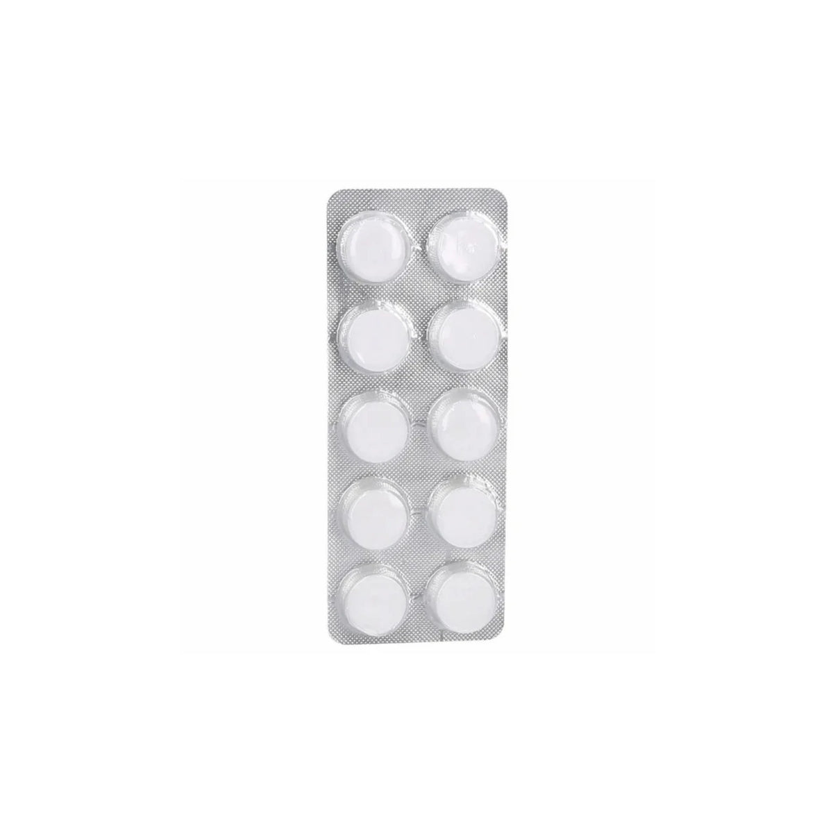 Aquafloow Tabs čistící a odmašťovací tablety do kávovarů (10 ks) – blister se dvěma sloupci bílých kulatých tablet