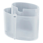 JURA Milk system cleaning container (24219) – transparent plastic container with tube and cutout inlet for tubing