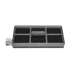 Set of compatible HEPA filters for Dreame Aqua10 Ultra/Pro, X50 Pro, MOVA Z60 – 2 pcs black ribbed filters in frame