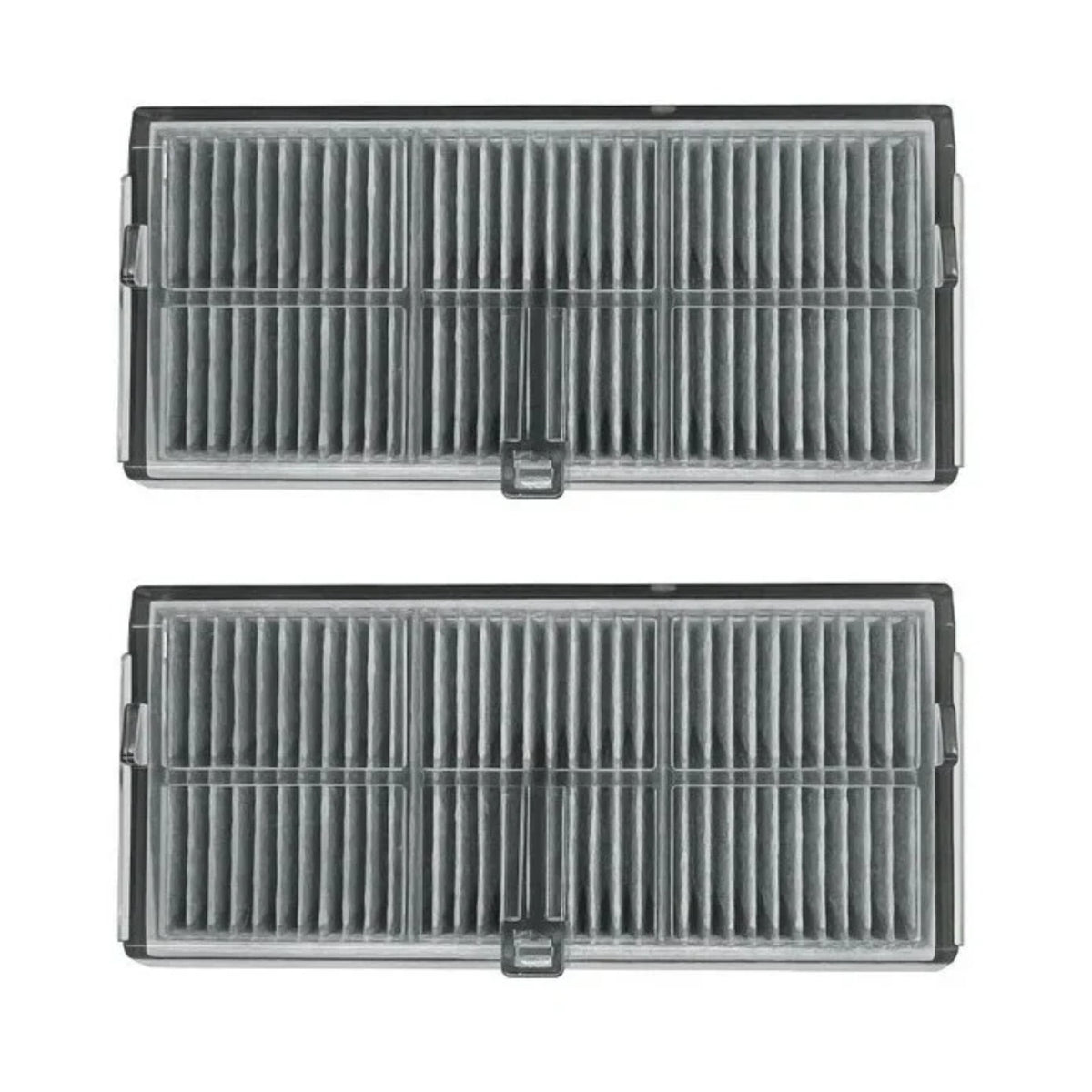 Dreame HEPA filters for X40 Ultra, X30 Ultra, L40 Ultra, L10s Pro Ultra, MOVA E30 – two black-silver foldable filters