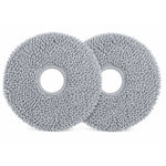 Xiaomi X20 Pro, X20 Plus, X10 Plus – two light gray circular mopping covers with a hole