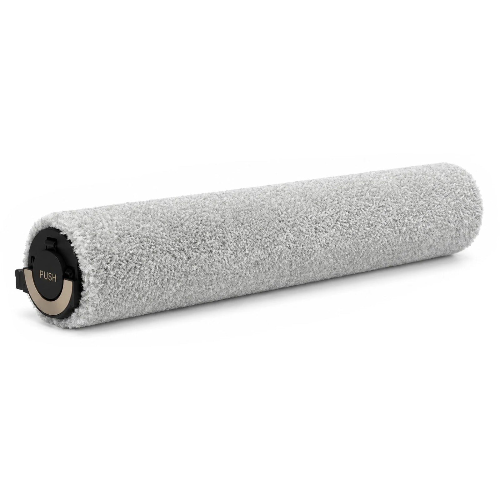 Mopping roller compatible with Dreame Aqua10 Ultra Roller – grey textile roller with plastic end marked PUSH