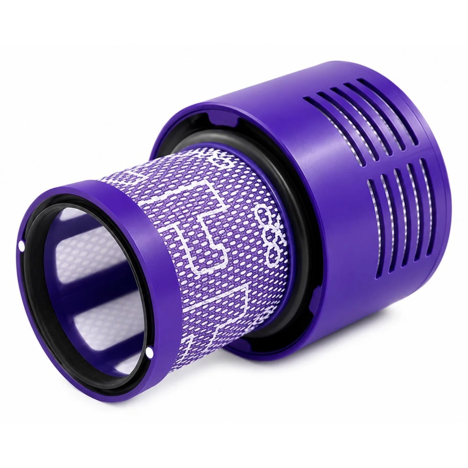 HEPA filter compatible with Dyson V10 (SV12) 969082-01 – purple cylindrical filter with mesh insert
