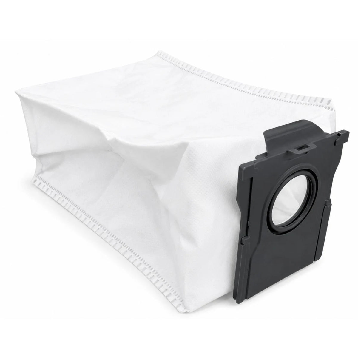 Dreame X50 Ultra, X40 Ultra, X30 Ultra – white dust bag with black connector and opening