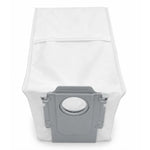 Roborock Saros 10R, Qrevo Curv – white textile dust bag with gray plastic adapter