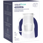 Aquafloow MaxiGlass glass filter pitcher 3L + 1x filter cartridge