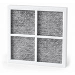 Vzduchový filtr LT120F pro LG (Pure N fresh) – bílý rám se šedivou vláknitou filtrační vložkou, detail průřezu